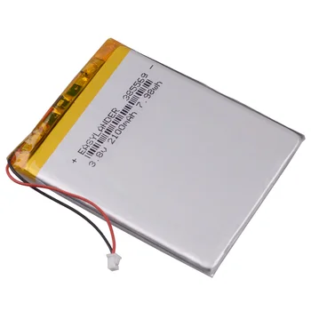 385569 3,8 2100 mah Litij-polimer li-ion Baterija Za GPS Auto DVR snimač telefon Explay Indigo E-knjiga 405570
