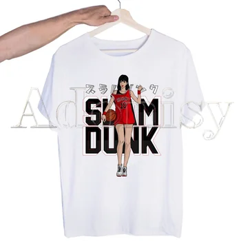 Slam Dunk-Zabavna Majica Muška Nova Casual Majica kratkih rukava Homme Manga Unisex majica t-komada