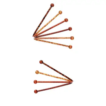 10шт Kineski Tradicionalni Drveni bobby pin Za Kosu Klasična Ženska bobby pin Za Kosu Šal Pin