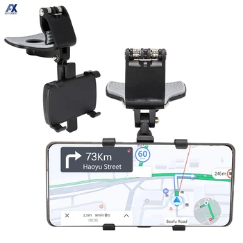 Univerzalni 360 Stupnjeva Auto Držač Telefona Obujmica Za Pričvršćivanje Na Ploči s Instrumentima Štitnik Za sunce Pogodan za Pribor iPhone11 GPS Fiksni Nosač