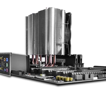 DEEPCOOL GAMMAXX 400S Nečujne procesor hladnjak s 4 radijatora hladnjaka 120 mm, 3-pinski mat ventilator procesora za Intel 775/115X/AM4/AM3