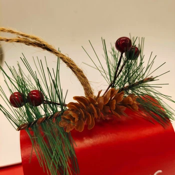 Božić pisma Sante Mini spremnik Božićno Drvce bilo koji otvoreni položaj Ukras Božićni ukras