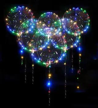 5 Komada led dioda Svijetli baloni Bobo Ukras U zatvorenom prostoru ili na otvorenom rođendan, Vjenčanje u New college Božićne svečanosti