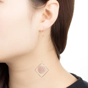 Lvl Naušnice-lopte Kaki za kosu za žene Korejski Помпон Slatka Duge Naušnice naušnice, prstenje 2020 Brincos Modni nakit
