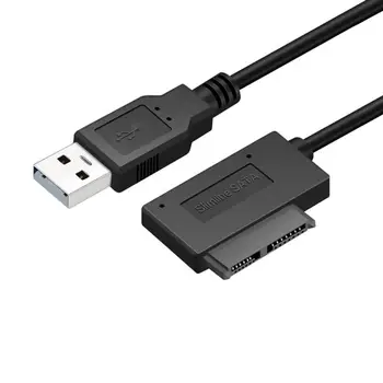 USB 2.0 Mini Sata II 7+6 13-pin Kabel-ac Pretvarač za Laptop CD/DVD ROM-Komplet