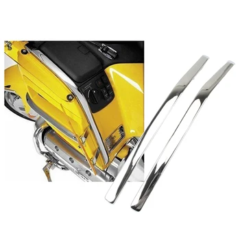 2 kom. Motocikli Izglađivanje Kromirana traka, prikladan za Honda GoldWing GL1800 01-11