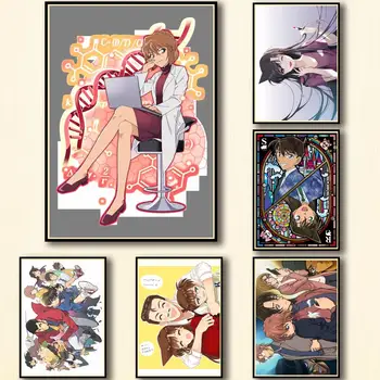 24 Dizajn Anime Detektiv Conan Bijeli Papir Poster Umjetnička Djela Homedecal Neobična Oznaka na Zid Kafića
