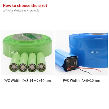 Širina 60 mm PVC Stisni cijev Promjera 38 mm Litij Baterija 18650 Pakiranje Usamljena Folija je Zaštitna folija je Zaštitna Torbica Ambalaža Žica za Kabliranje čahura