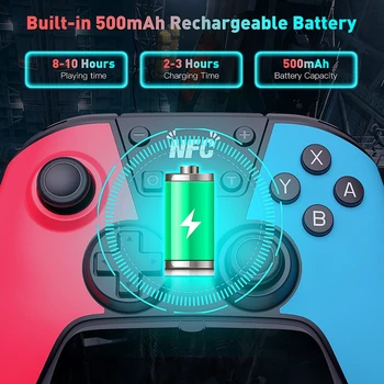 Bežični Kontroler vibracije za upravljanje prometom Switch Pro Amibo/NFC Bluetooth-kompatibilni Gamepad Pribor za igraće konzole
