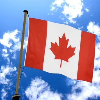 90x150 cm Nacionalna zastava Kanade Crveni Javorov list Kanadski Vješanje Zastave Banner Poliester Zastava Glavni College Festival Ponos Ukras