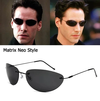 2022 Moda Matrica Neo Stil Polarizirane Sunčane naočale Ultra rimless Za muškarce Vožnje Sunčane поляроидные Naočale Oculos de sol uv400