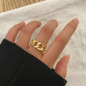 Prsten s lancem Delysia King šuplje retro-prsten za par punk-prsten
