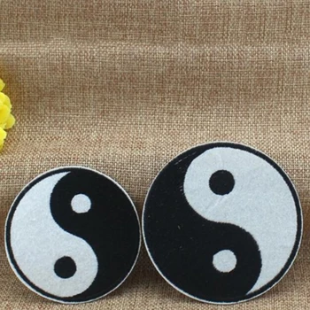 Zakrpe Yin-Yang Glačalo Na Zakrpe Za Odjeću DIY Pribor DIY Postavljanje Trapera Klasični Feng Shui Brand Kineski Novi Patch