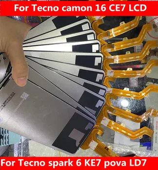 Za Tecno camon 16 CE7 LCD zaslon osjetljiv na Dodir Digitalizator Ploča Sklop Zamjena Za Tecno spark 6 KE7 pova LD7