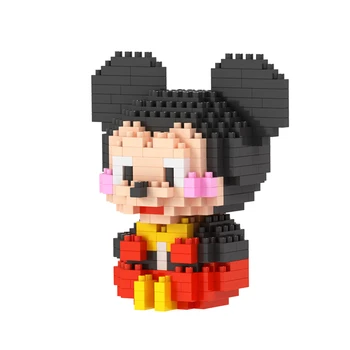 Disney ' s Mickey Mouse Stitch Blokovi i Cigle-Igračke izgradnja Mini-blokovi Crtani Likovi Nastavne Jedinice Dječje Kompatibilna Radost