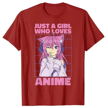 Samo Djevojka Koja Voli Anime-Majice, Majice S Japanskom Crtanom Filmu Otaku, Vrhovima