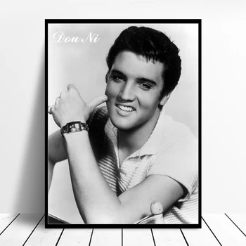 Potpuna Bušenje Diamond Mozaik Vez Crno-Bijela Slika Sa Štrasom Slikarstvo Elvis Presley Dekor Ručni Rad Je Ručni Rad