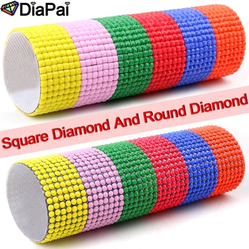 DiaPai Diamond Slikarstvo 5D DIY Puni Trg/Kružna Bušilica 