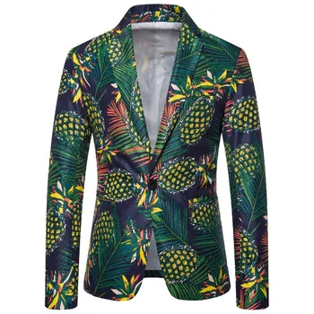 Sportska jakna 2021 Afrika po cijeloj površini ananasa Havajski kostim u stilu cvjetnog serije Moda ispis Однобортный Casual top