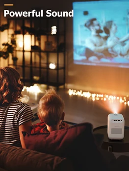WEWATCH V30 Prijenosni Mini Smart-Projektor Native HD 1080P WiFi Projektor Zvučnika za Kućno Kino Video Dječji Projektor