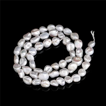7-8 mm 50 kom. Nepravilnog Visokokvalitetni Prirodni Slatkovodni biseri Bijele Perle za DIY Ogrlica Narukvica Naušnice Izrada nakita