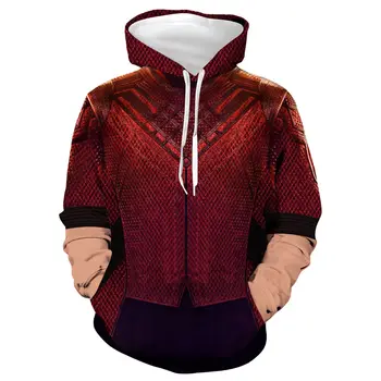 Shang Cosplay Chi Odijelo Kung-Fu 3D Print Majica sa kapuljačom Majica Muškarci Žene Svakodnevni Ulični Odjeća Pulover Kostimi za Noć vještica
