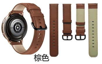 Remen za sat od prave kože 20 mm Narukvice za satove Samsung Galaxy Watch 4 44 mm 40 mm / Classic 42 mm 46 mm Narukvica za pametne sati