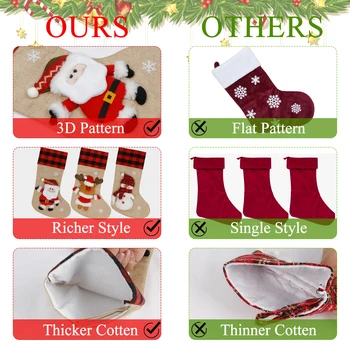 Kariranih Božićne Čarape 18