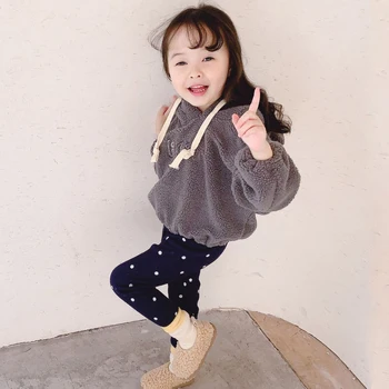 2-8 godina Dijete jesen i zima džemper, kaput dječak djevojčica odjeća janje baršun gusta topla jakna s kapuljačom korejski kvalitetna odjeća