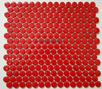 11 kvadratnih metara crveni peni okrugli keramičke mozaik pločice, kuhinjski poleđina kupaonica tuš desktop kamin бордюрное ukras