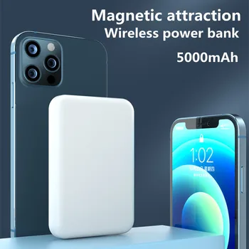 Novi 1:1 Magnetski Prijenosni Bežični Banka za Napajanje Mobilnog Telefona Vanjska Baterija Za iphone12 13 Pro Max mini Punjač za mobilni Telefon