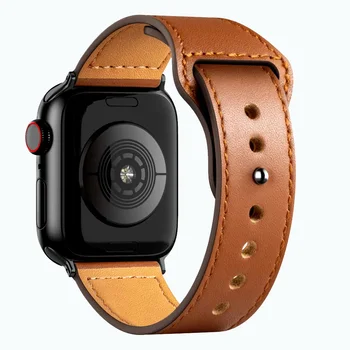 Kožni remen za Apple Watch band 44 mm 40 mm 42 mm 38 mm 44 mm Pribor za pametne sati narukvica iWatch 3 4 5 6 se