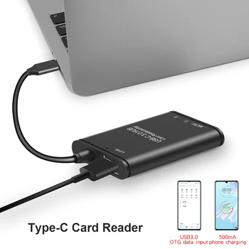 VODOOL USB 3.1 Tip C za USB 3.0 OTG Adapter za Laptop Siguran Digitalni Čitač Kartica TF SD2.0 za Laptop Tablet, Smartphone