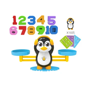 Edukativne Matematički igračka Pametna Majmun Bilance Vaga Dječje igračke s Digitalnim Broj igra na Trening Edukativne Igračke materijale
