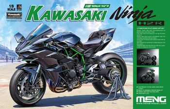 MAINE MT-001 1/9 KAWASAKI NINJA H2R 2019 SUPER MOTOCIKL Prikaz Dječja Igračka Plastična Skupština Model Zgrade Kit