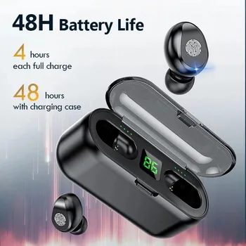 TWS Bežične Bluetooth Slušalice 5,0 Slušalice Sportske Slušalice 9D HiFi Stereo 2200 mah Punjenje Kutija Vodootporna Bežične Bluetooth Slušalice