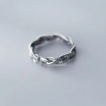 Romantično prsten s emajlom u obliku Crvenog srca od 925 sterling srebra za šarmantan žena Vjenčanje college Fin nakit Moda 2020 Slatka pokloni
