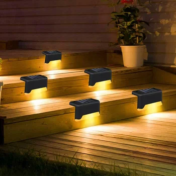 8 Kom. Solarni Korak Svjetlo Vanjski Vodootporna LED Sunčano Svjetlo Vrt Terasa Stepenice Dvorište, Ograda Ukrasna Svjetlo