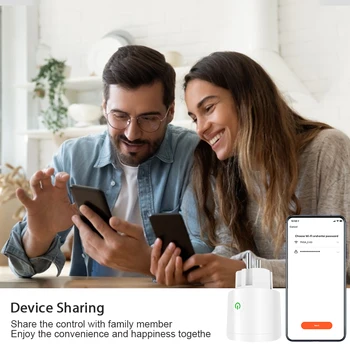 CBE Tuya Smart Plug EU 16A WiFi daljinski Upravljač Monitor napajanja Funkcija dijeljenje vremena Radi s glasovnim upravljanjem Alexa Google Home