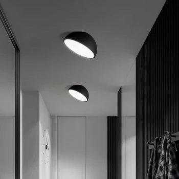 Nordijsko stropni luster led svjetiljka dnevna soba dekoracija kuhinja spavaća soba luster crno bijeli strop učvršćenje