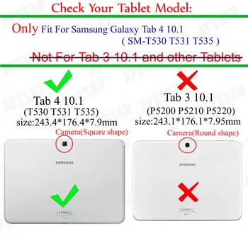 TAB4 10,1-inčni Silikon Smart Tablet Stražnji Poklopac Za Samsung Galaxy Tab 4 10,1