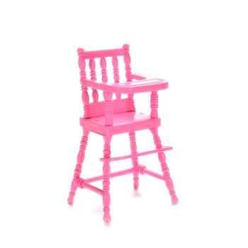 Lutkarsko plastična stolica ručne izrade ružičaste boje za lutke Pribor za lutke Za djevojčice Najbolji pokloni Promocija Dječje igračke za igre