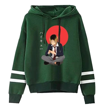 Anime Haikyuu Hoodies Kenma Kozume s po cijeloj površini Majica s kapuljačom Za muškarce i žene Harajuku Modni popularni pulover Haikyuu!! Muška Slobodna Majica