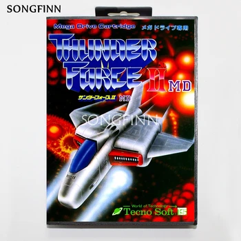 16 - bitna memorijska kartica MD SA kutijom za Sega Mega Drive za Genesis Megadrive - Thunder Force 2