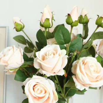 Visoka Kvaliteta!10 cm, Umjetno Cvijeće Ruže od Svile Cvijeće Umjetni Cvijet Glave Home Dekor Vjenčanje Favorizira DIY Ukras