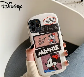 Torbica za telefon Disney Minnie Mickey za iPhone 7/8/Plus X/XR/XS Max 11 ProMax 12 Pro Max Mekana silikonska Stražnji poklopac
