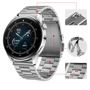 Remen za sat Huawei Watch 3 Pro Od Nehrđajućeg Čelika Metalni Remen za sat Correa za GT 2 Pro Magic 2 GT2e Narukvica Pametna Narukvica za sat