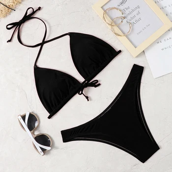 2022 novi seksi kostim bikini jednobojnu kupaći kostimi ženski kupaći kostim na plaži