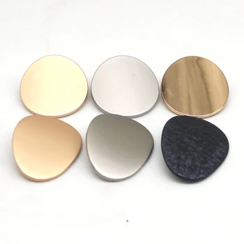 6 kom./lot moderan ukrasne gumbe visoke kvalitete nepravilnog stan zlatne gumbe za vjetrovke kaput set pribor DIY