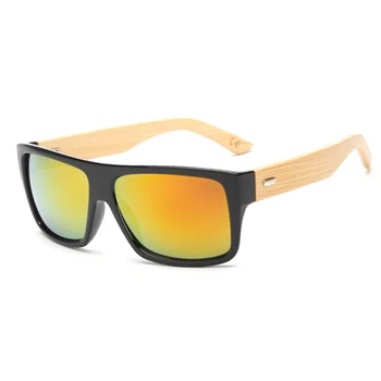 Klasične sunčane naočale iz бамбукового drveta Korporativni dizajn Za muškarce i žene Pokriva Slr Sunčane Naočale Retro Naočale UV400 Nijanse Gafas De Sol